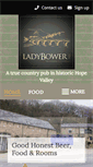 Mobile Screenshot of ladybower-inn.co.uk